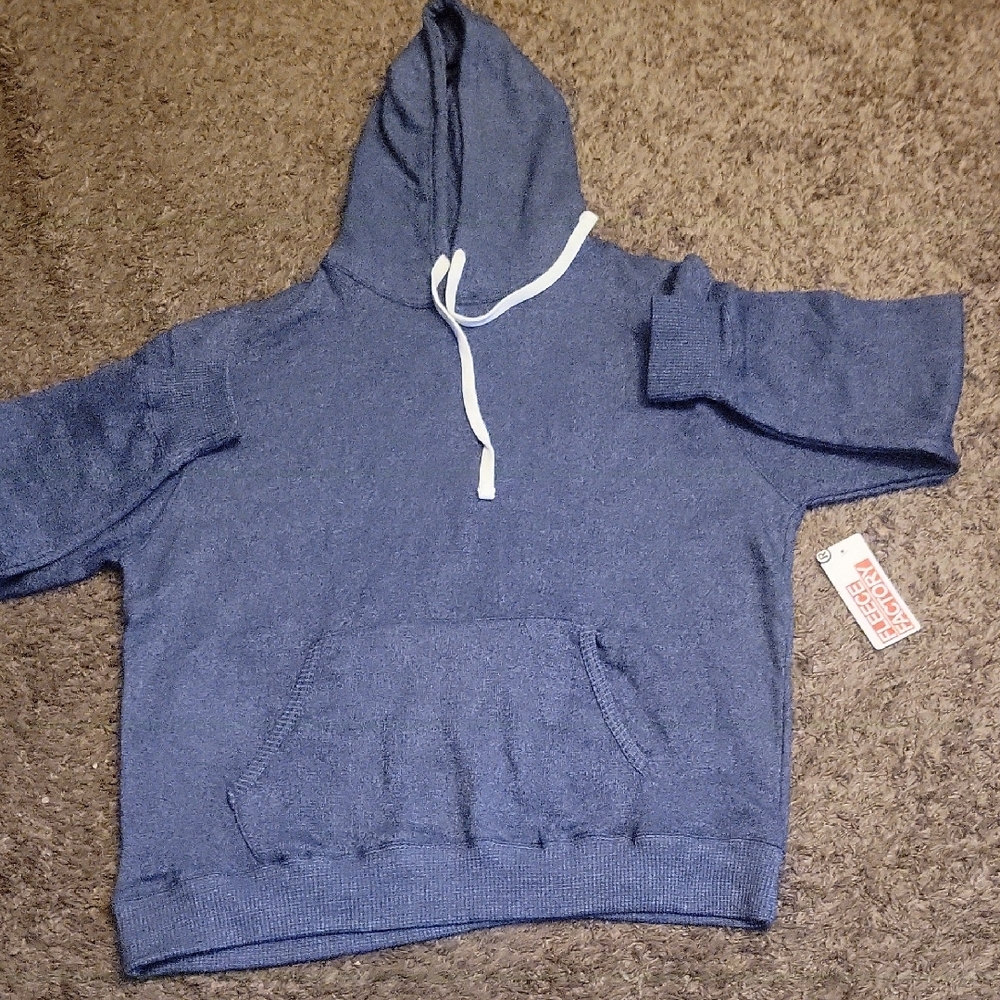 Fleece Factory Blue Hooded Sweatshirt